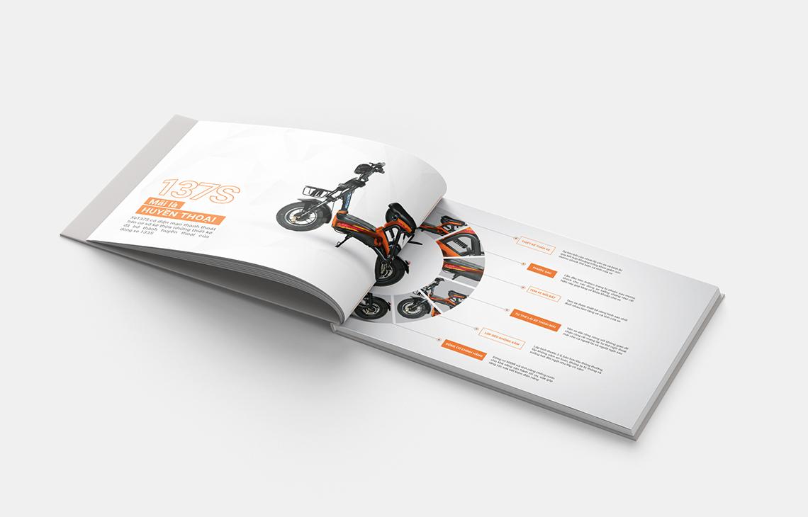 Anbico - Thiết kế catalogue doanh nghiệp xe đạp, xe máy điện Anbico